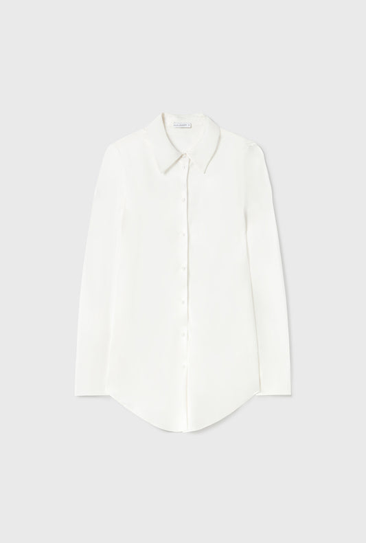 BIAS CUT SHIRT WHITE