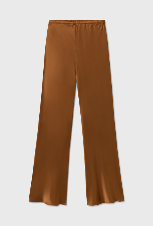 BIAS CUT PANTS VAN DYKE BROWN