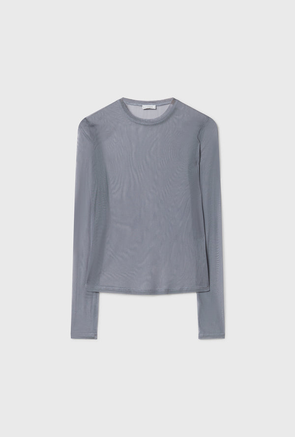 MESH LONG SLEEVE TOP STORM