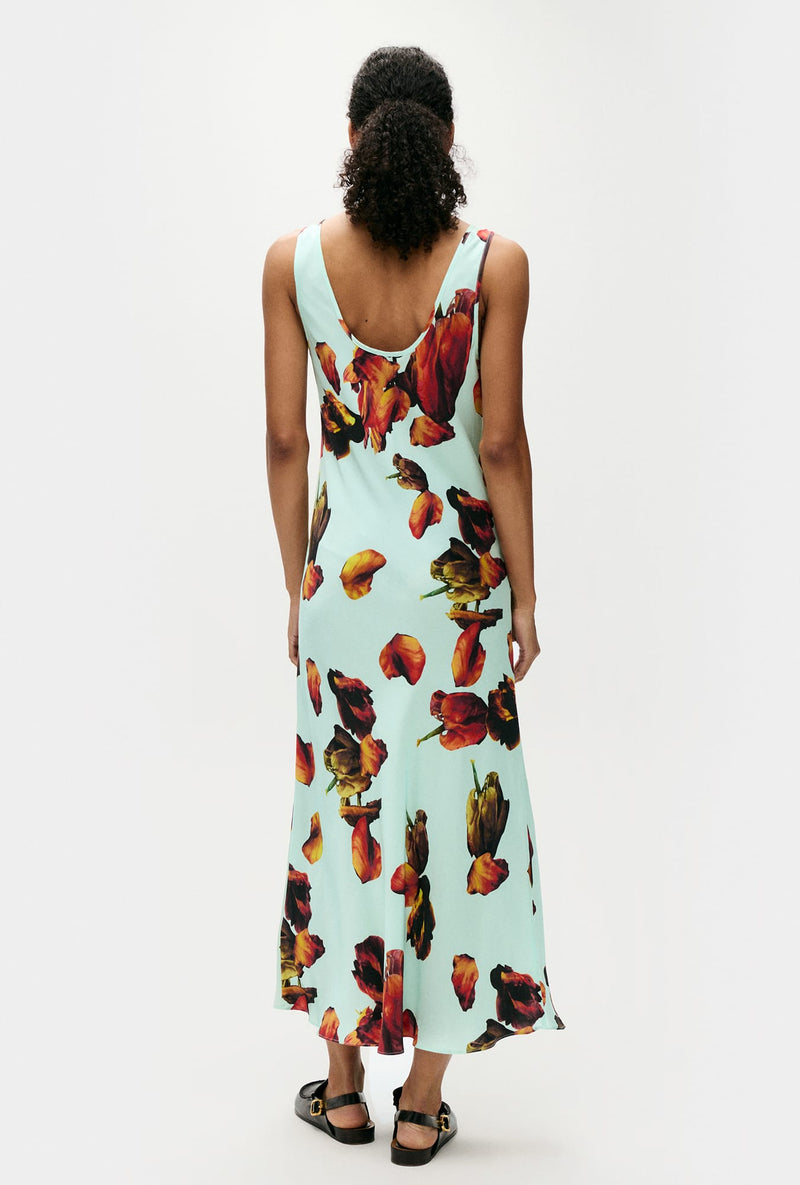 SCOOP NECK DRESS TULIPA DEW