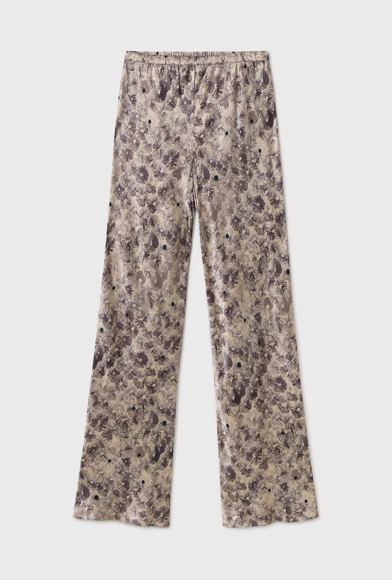 BIAS CUT PANTS ASTER FLORAL